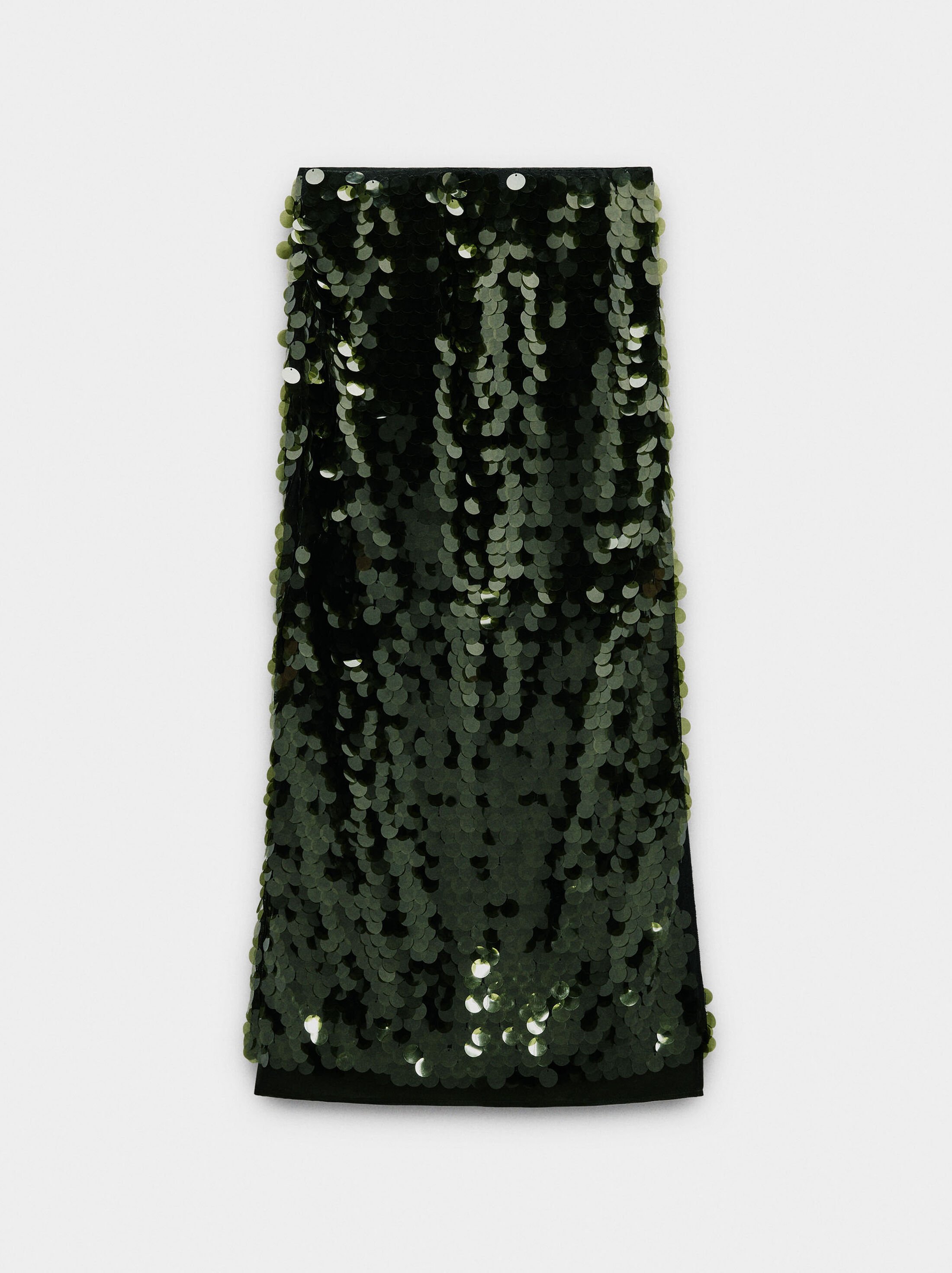 Long skirt with sequins image number 4.0