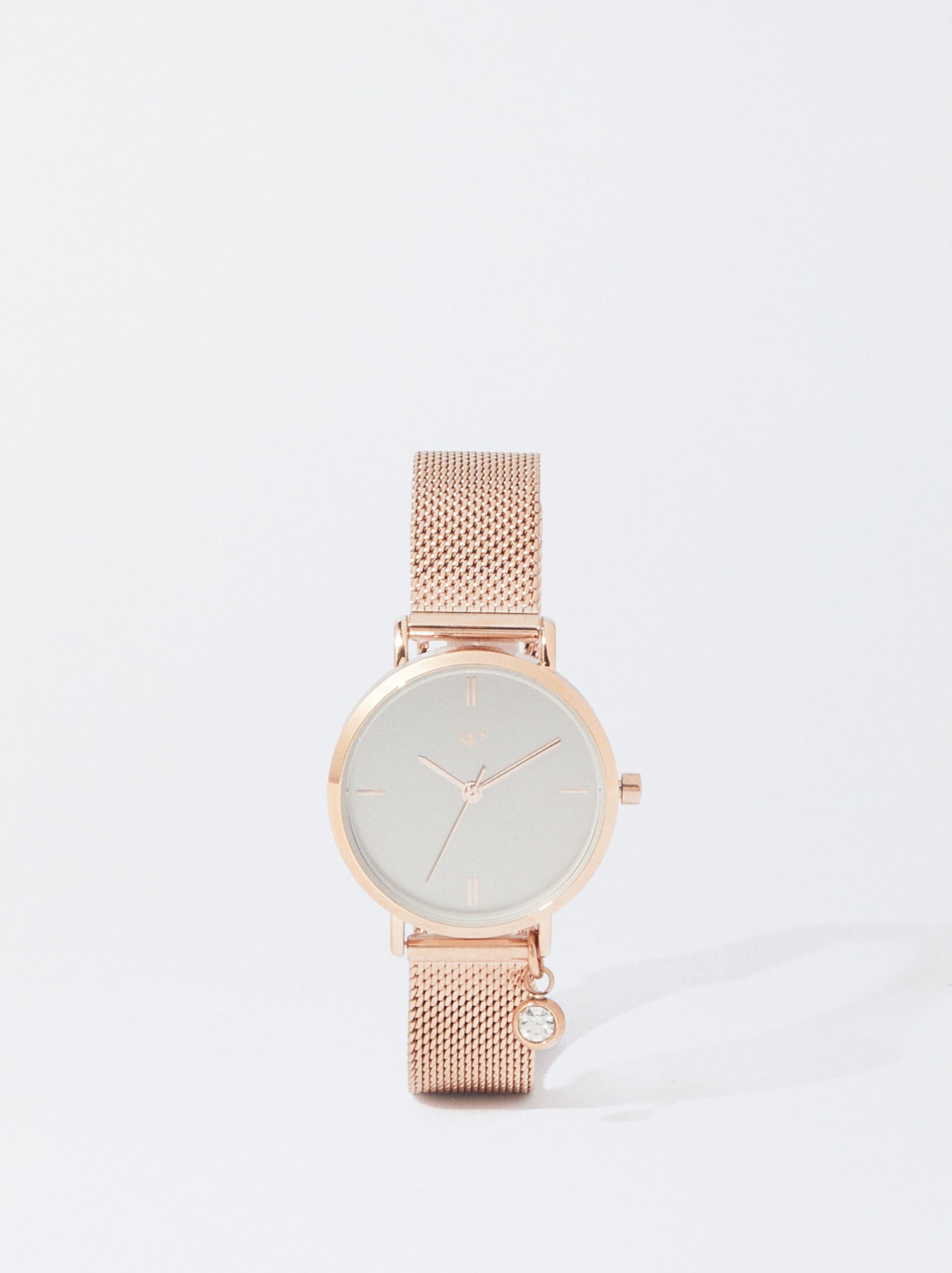 Stainless Steel Rose Gold Watch image number 0.0
