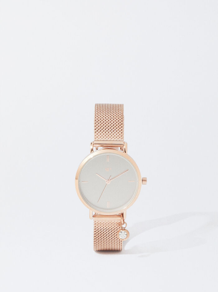 Stainless Steel Rose Gold Watch