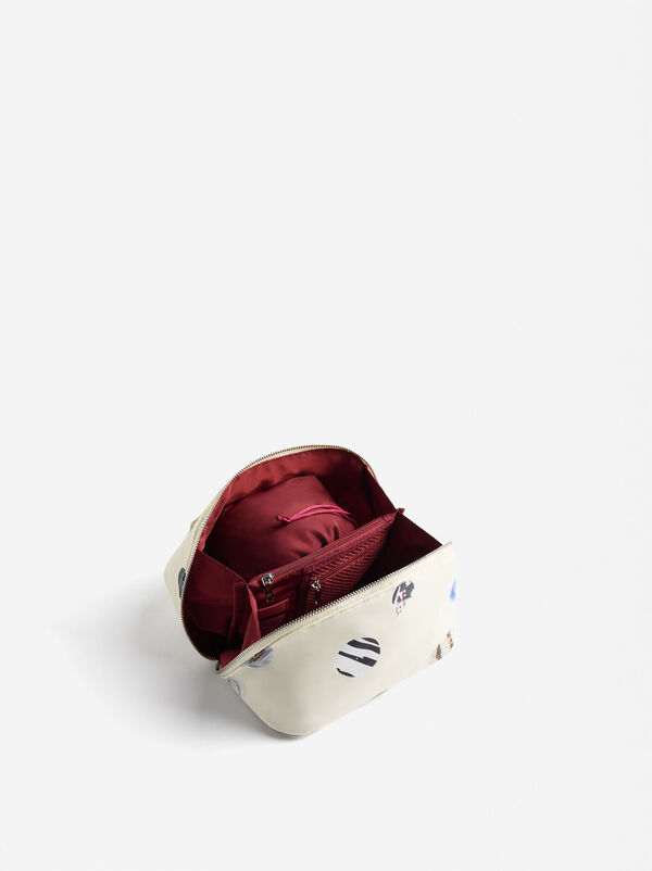Bedruckte Nylon-Kosmetiktasche