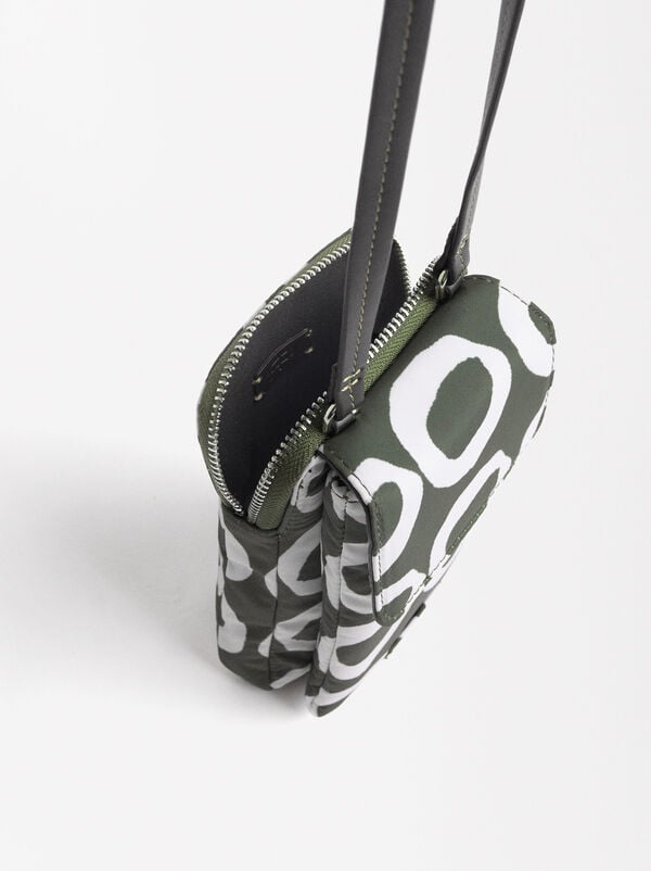 Printed nylon phone bag