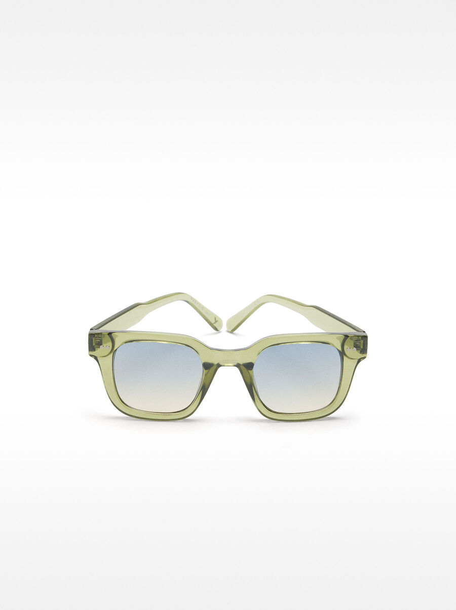 Sunglasses with squares