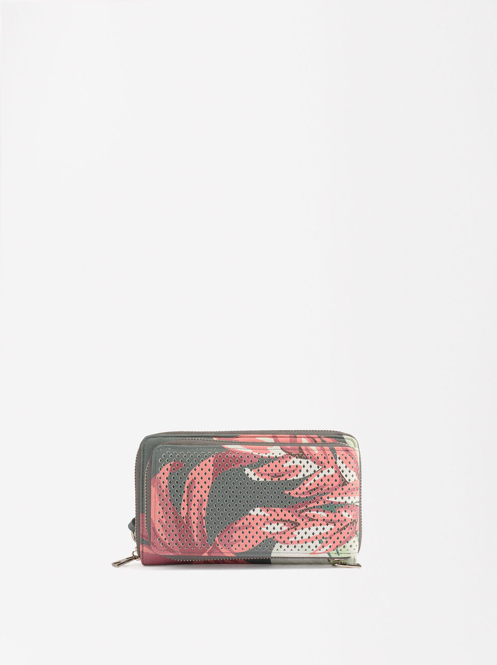 Floral printed phone bag