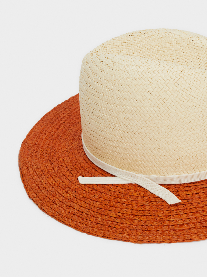 Two Toned Raffia Hat Black Woman Hats Parfois Com Check out our raffia hat selection for the very best in unique or custom, handmade pieces from our hats & caps shops. parfois