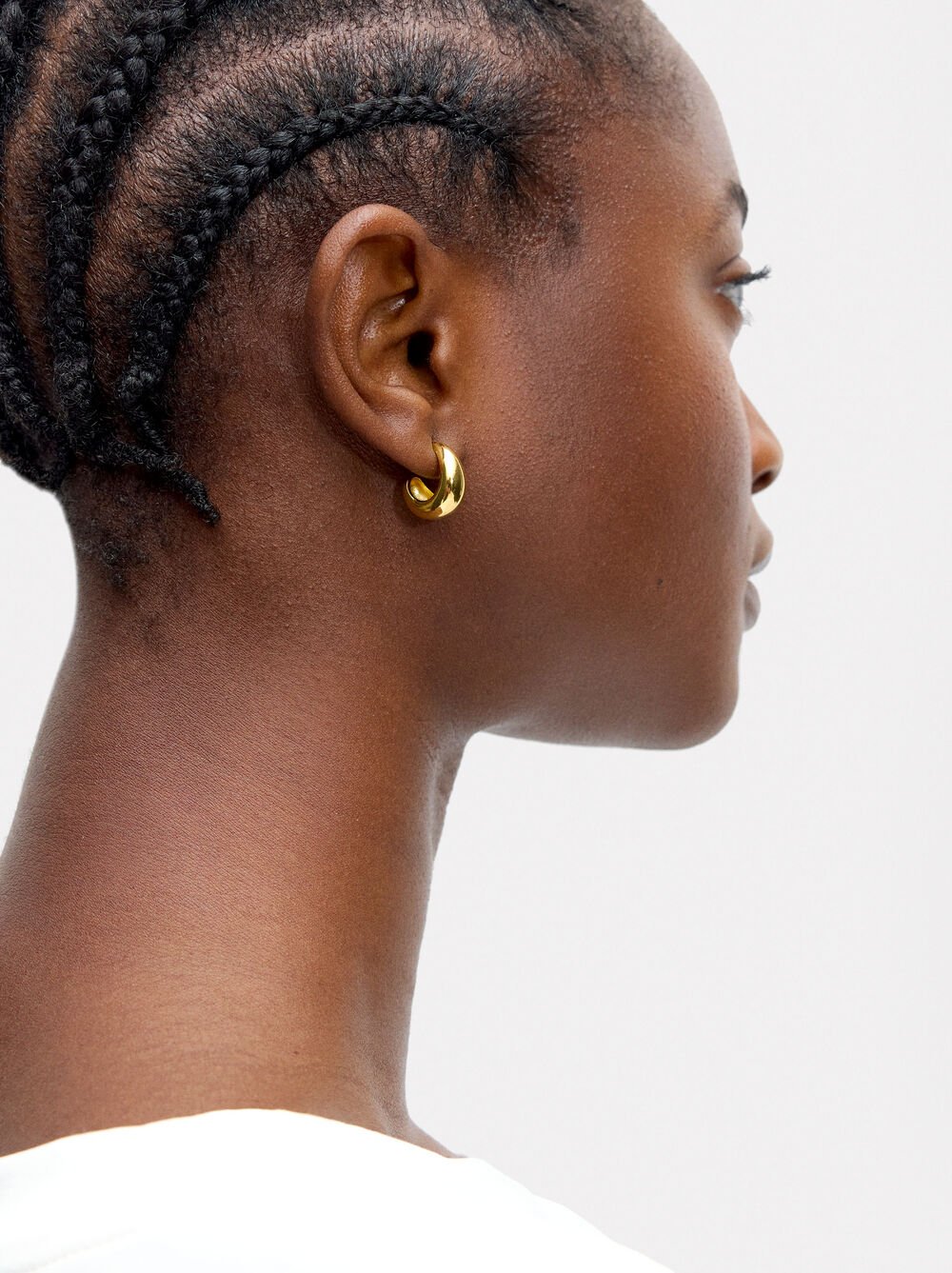 Oval earrings - 925 sterling silver