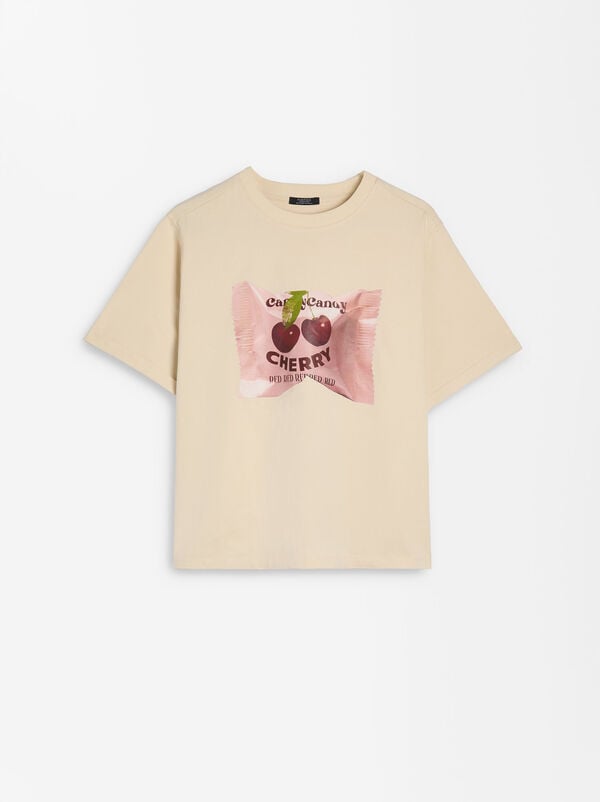 Cherry print t-shirt