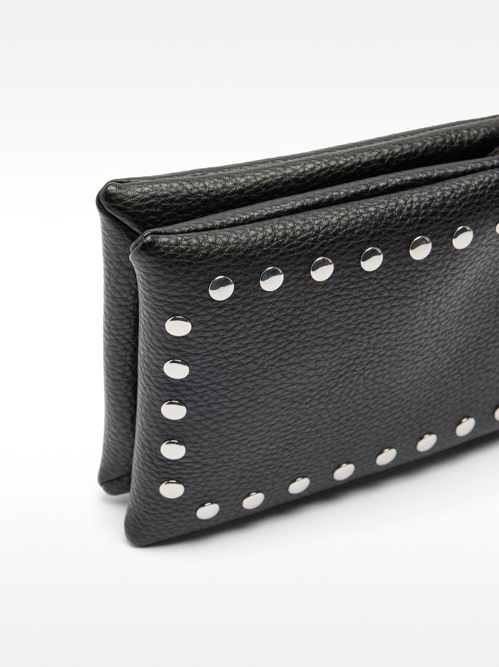Sac bandoulière double avec clous