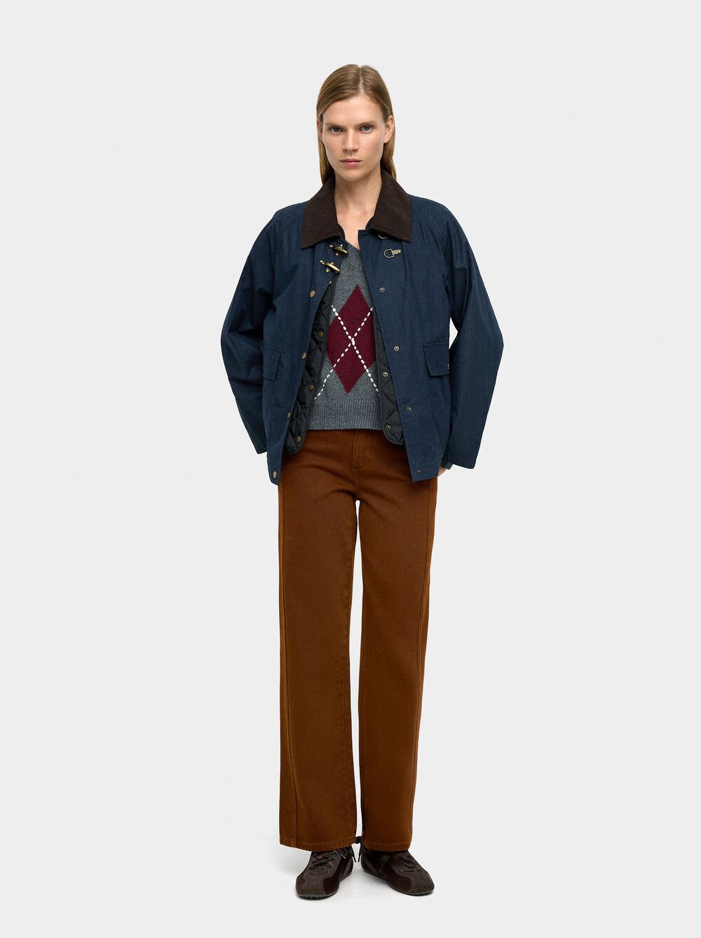 Cotton jacket with vest