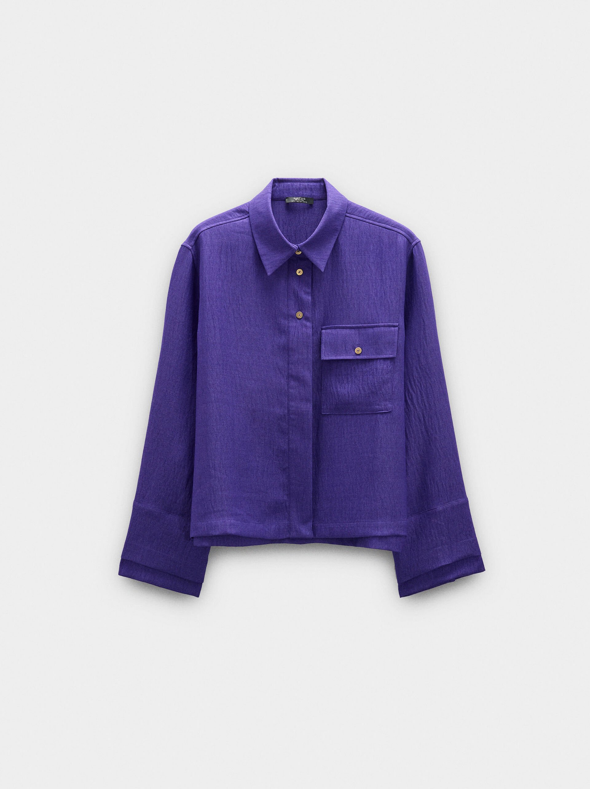 Flowy shirt with a crinkled effect image number 5.0