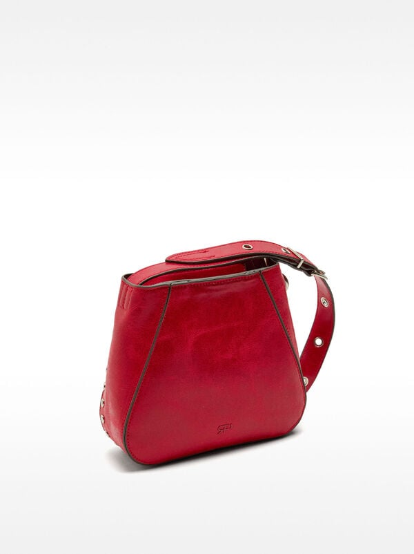 Shoulder bag with studs S