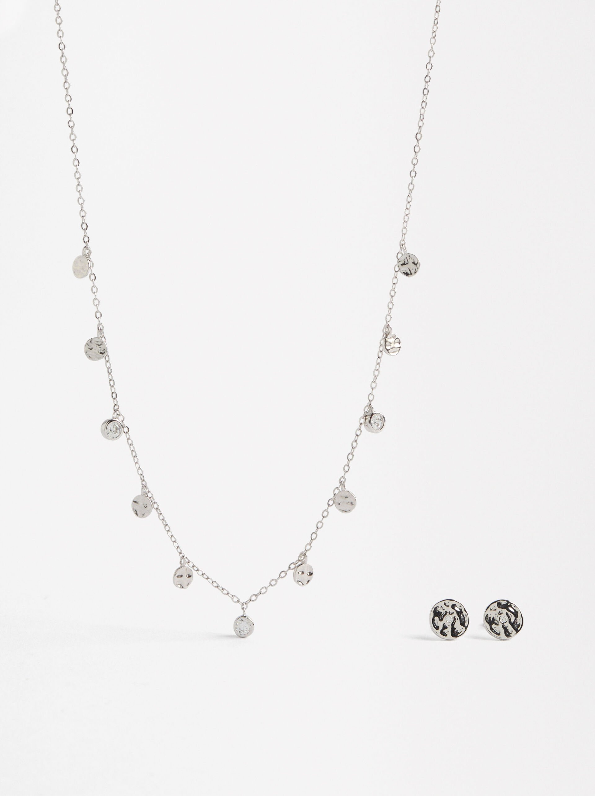 Necklace and earring set  - 925 sterling silver image number 0.0