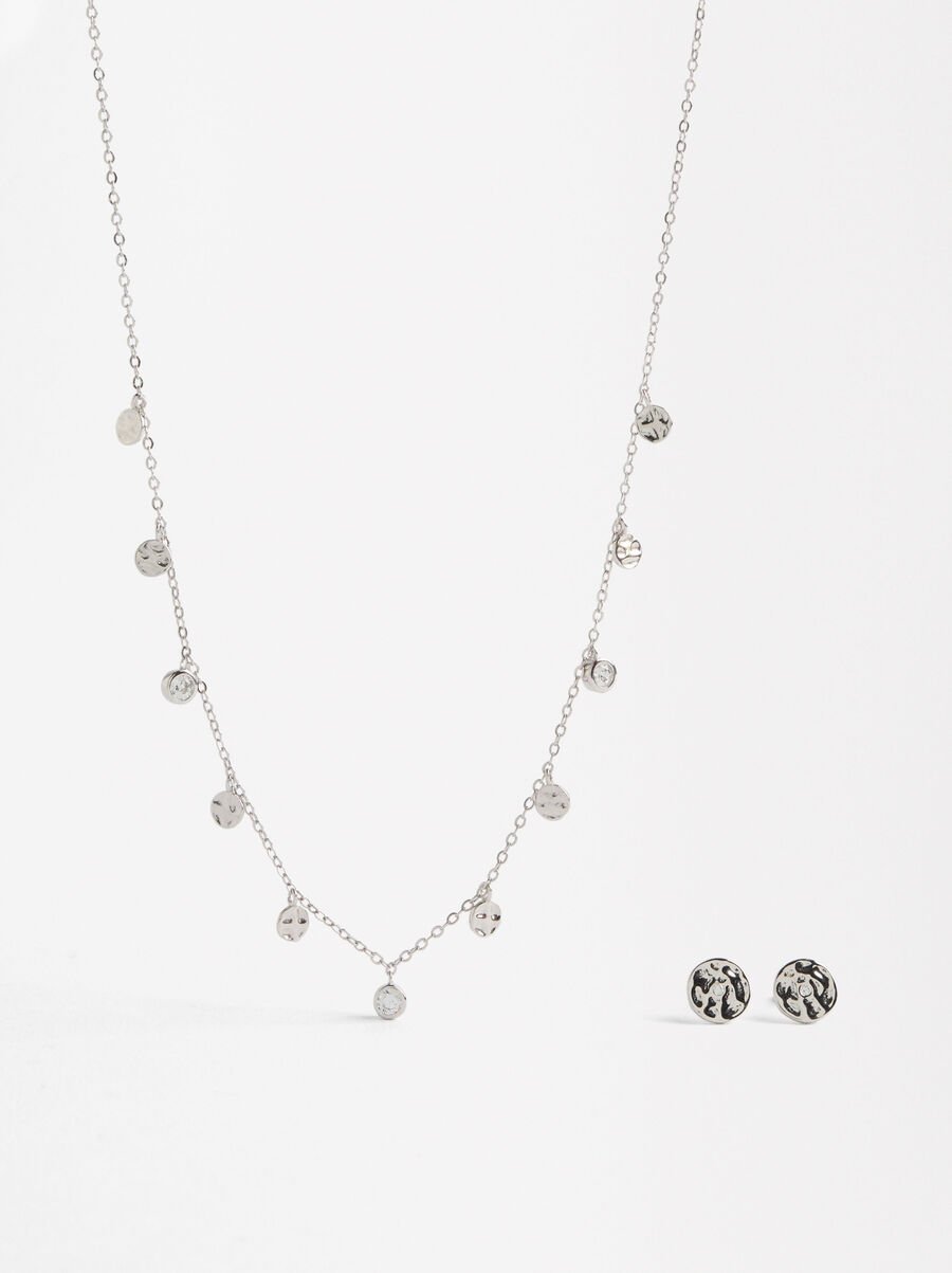 Necklace and earring set  - 925 sterling silver