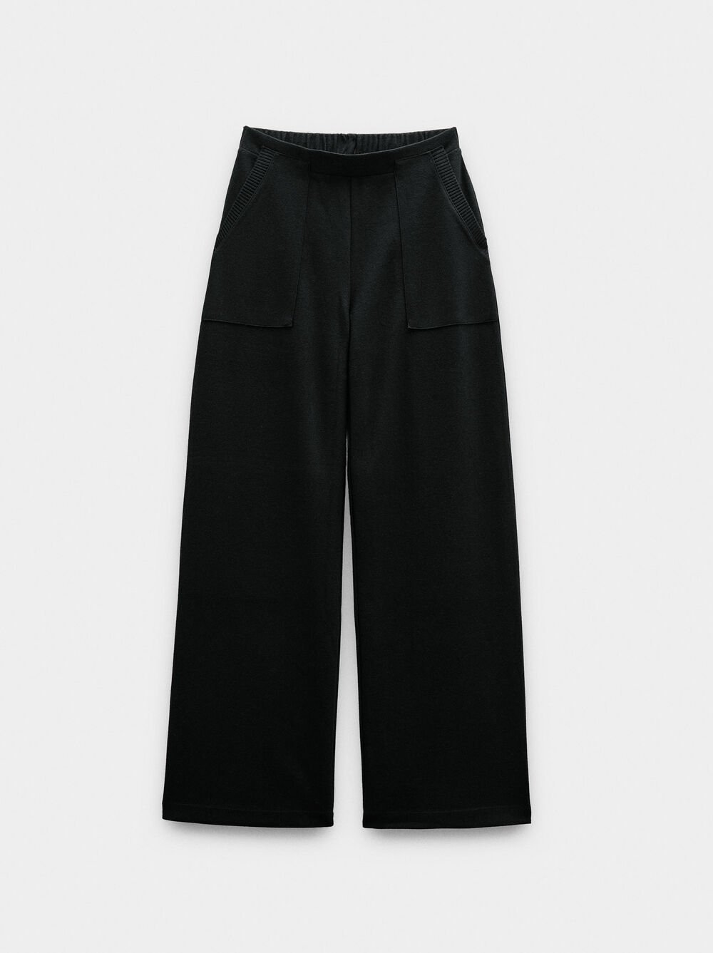 Pantalón con bolsillos y cintura elástica