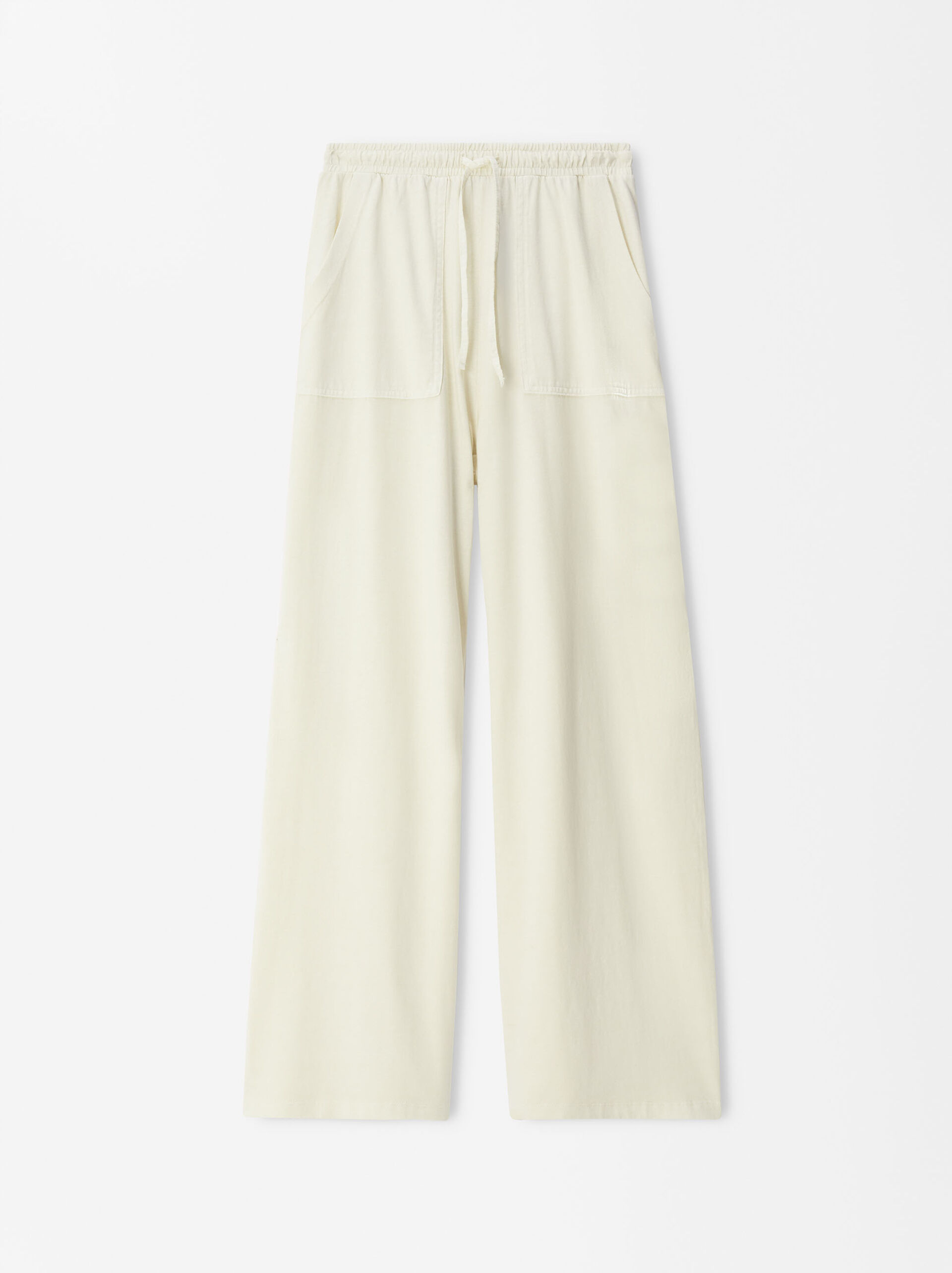 Cotton Trousers With Pockets image number 5.0