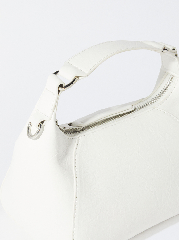 Mini Handbag, White, hi-res