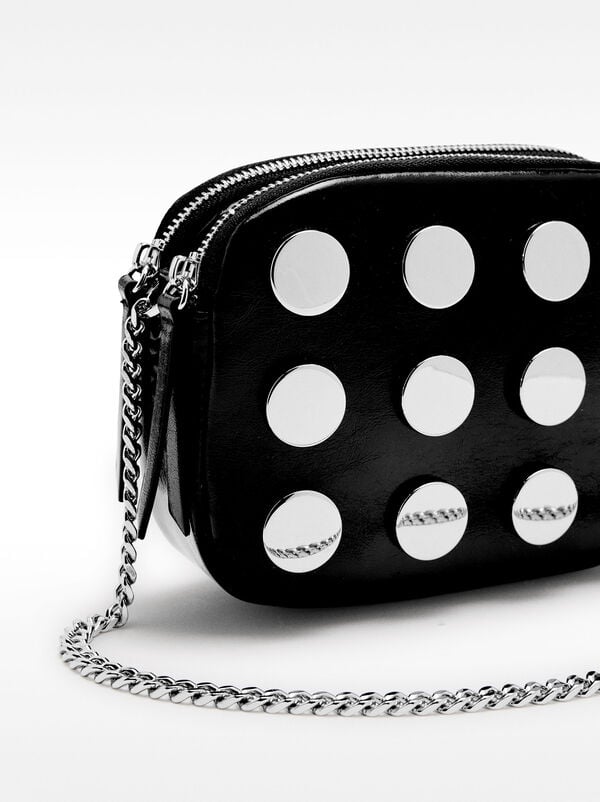 Crossbody bag metallic details