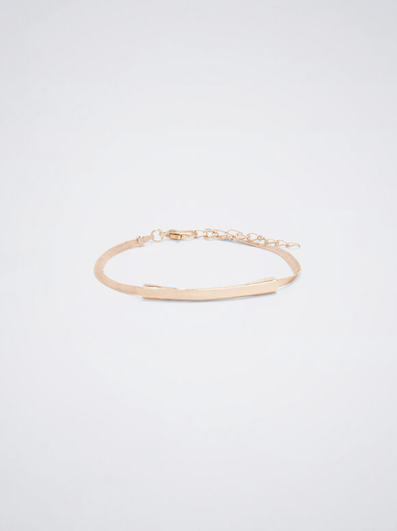 Rose Gold Adjustable Bracelet, Rose Gold, hi-res