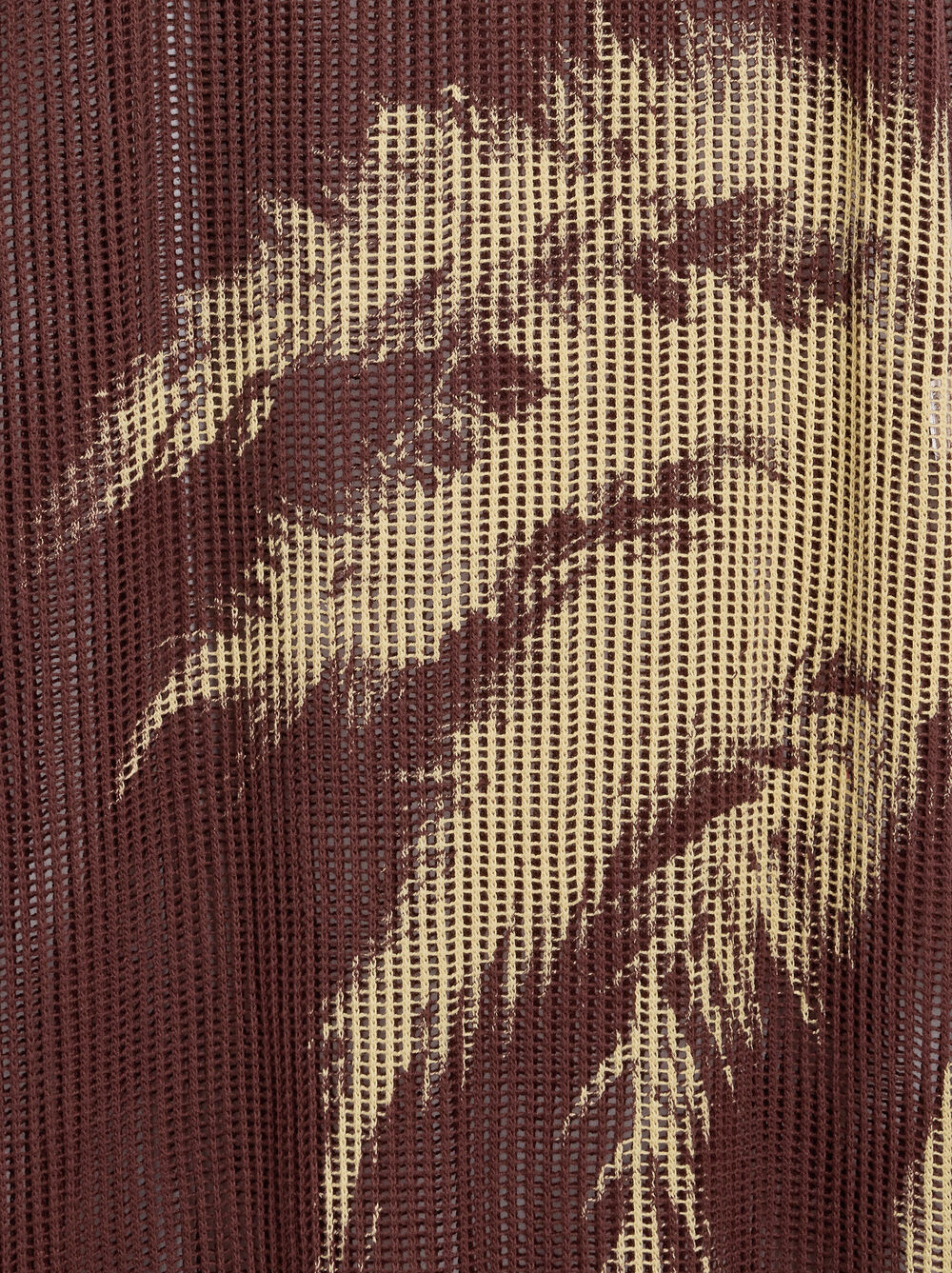 Vestit de punt estampat amb palmera