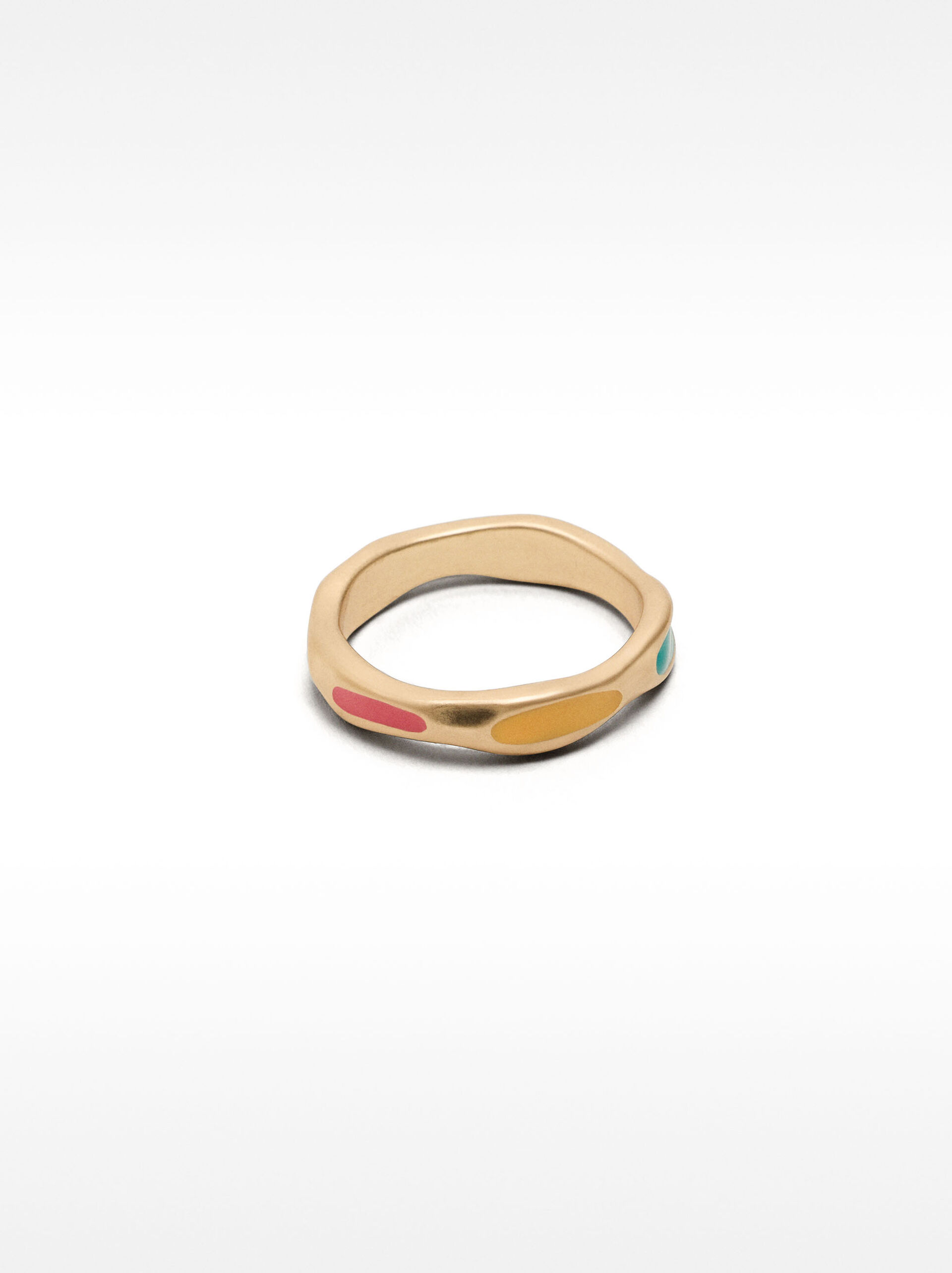 Irregular ring with multicolor details image number 2.0
