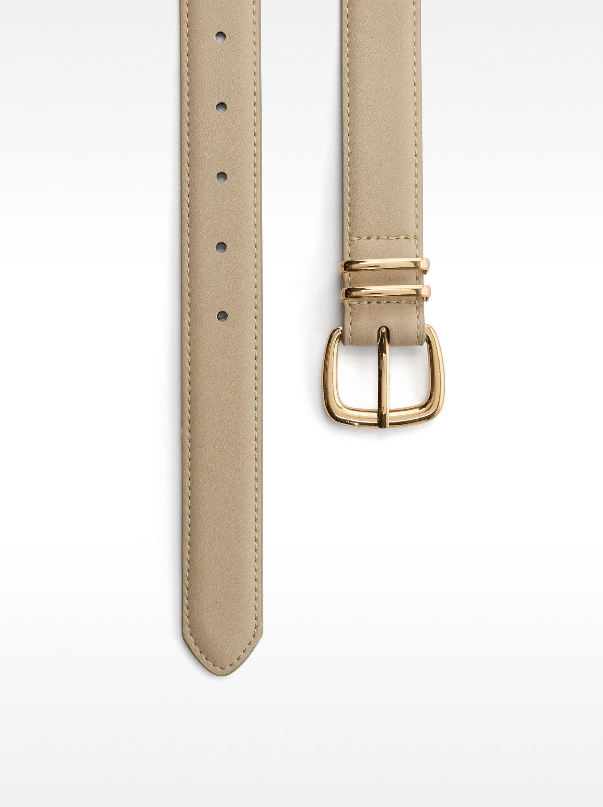 Plain belt with buckle image number 2.0