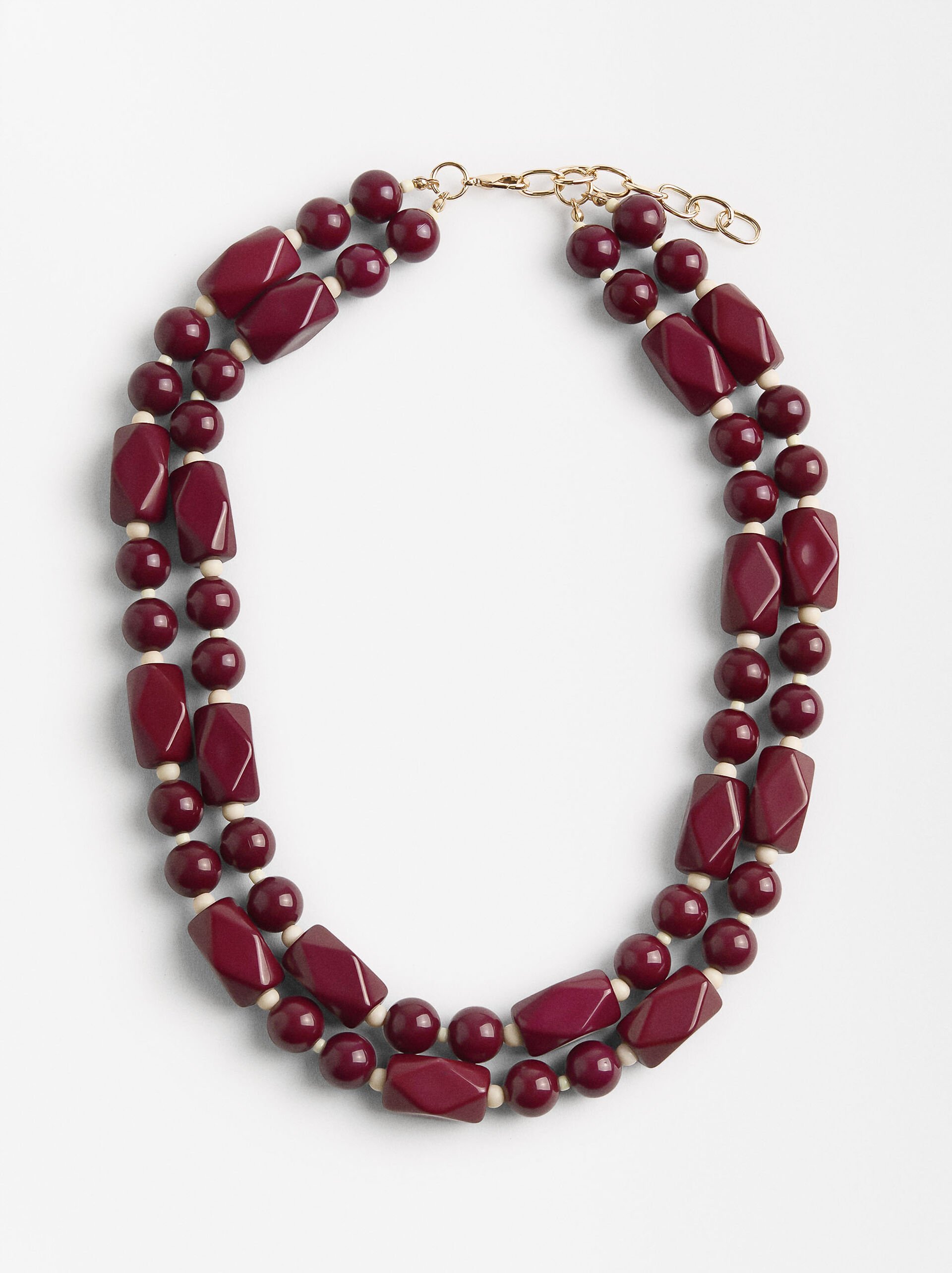 Short necklace with contrasting details image number 0.0