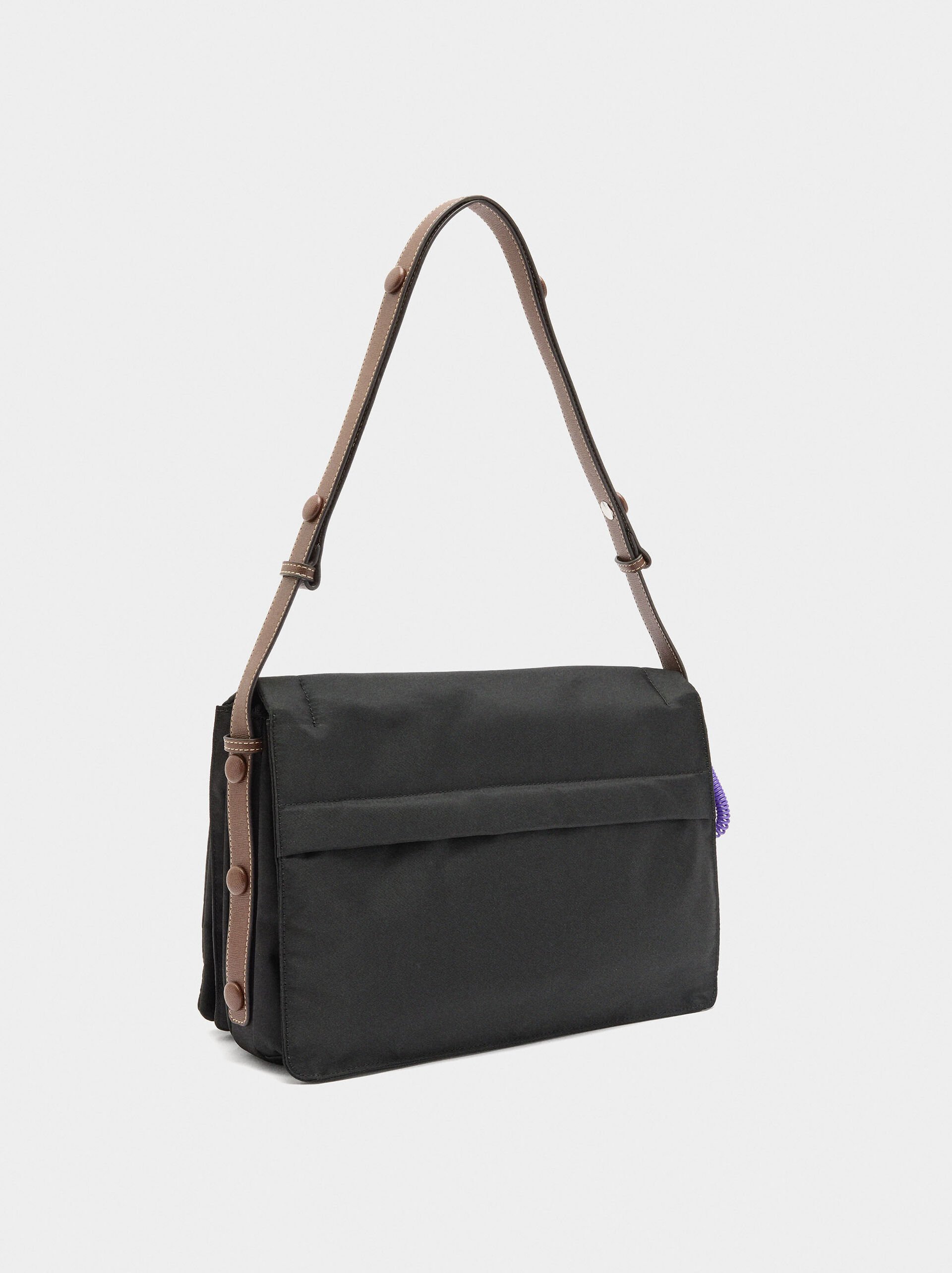 Bolso bandolera de nylon XL image number 3.0
