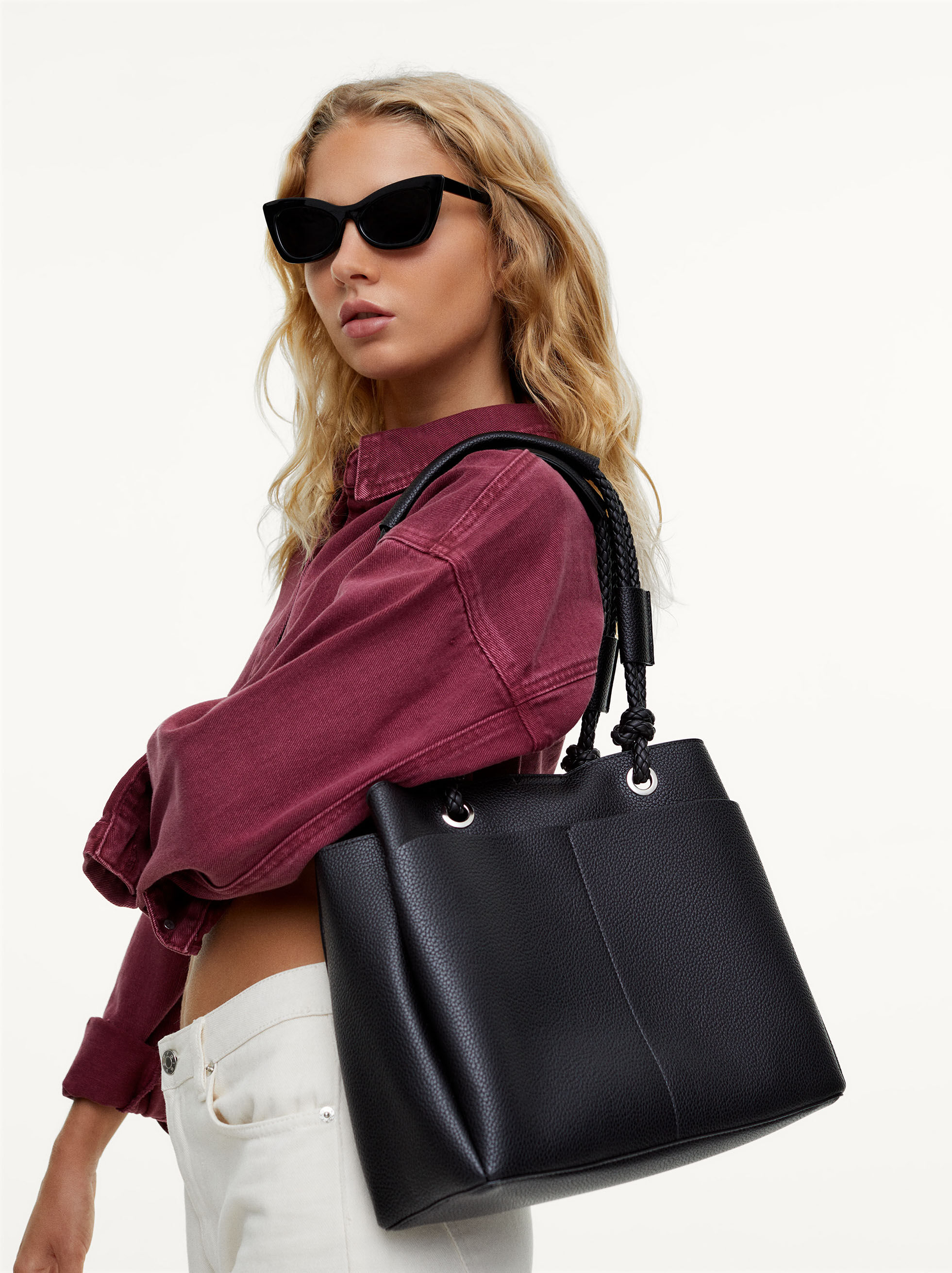 Everyday Shopper Bag - Black - Woman - - parfois.com