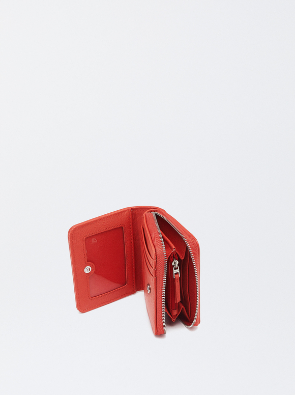 Basic Wallet, Red, hi-res