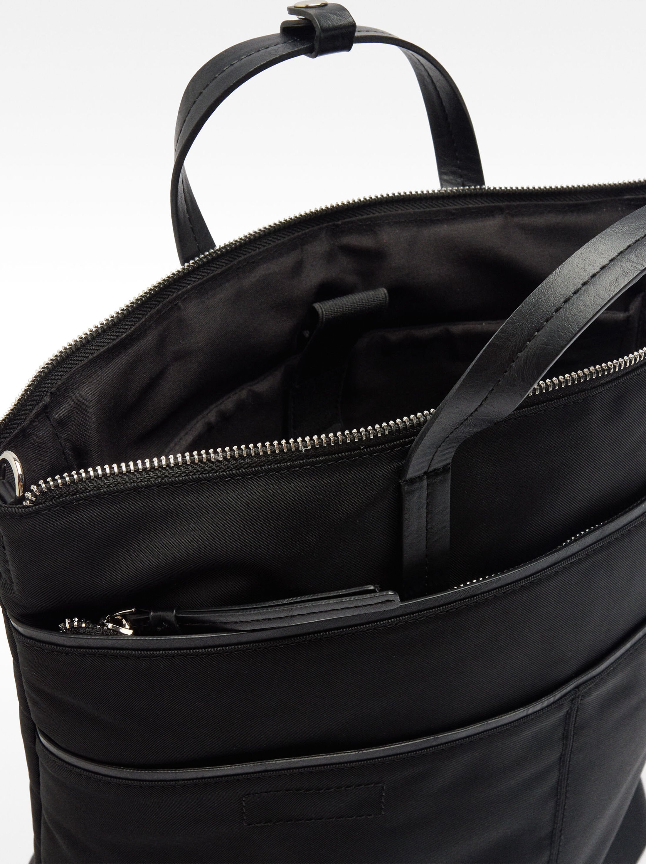 Nylon laptop backpack image number 5.0