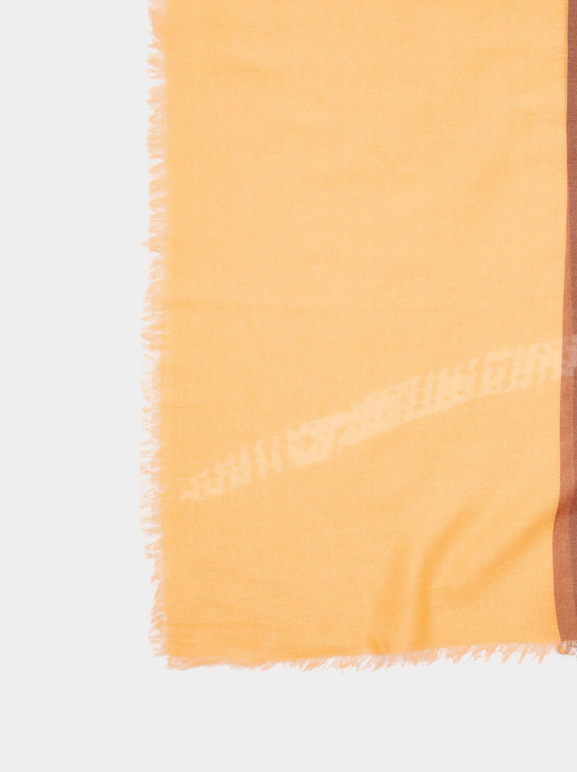 Printed scarf with 100% cotton image number 2.0