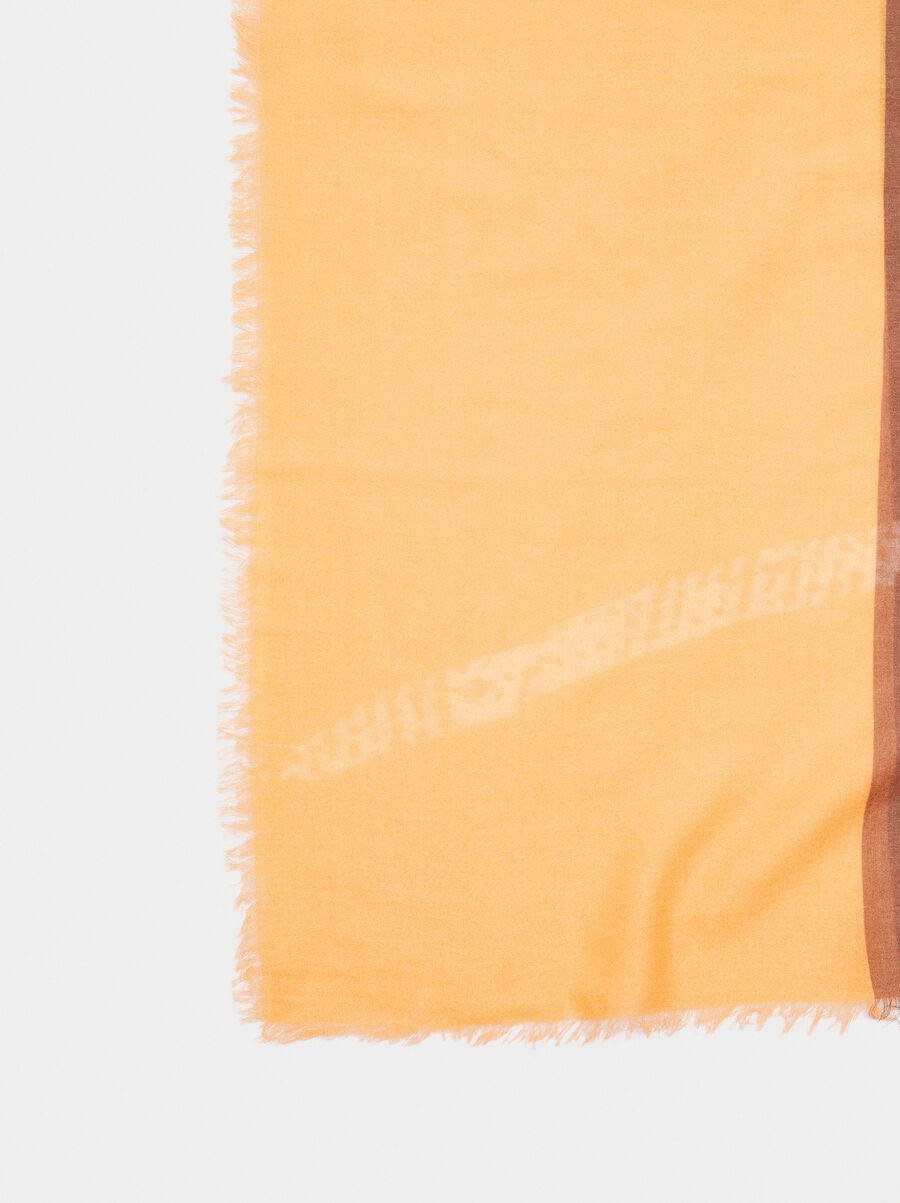 Printed scarf with 100% cotton