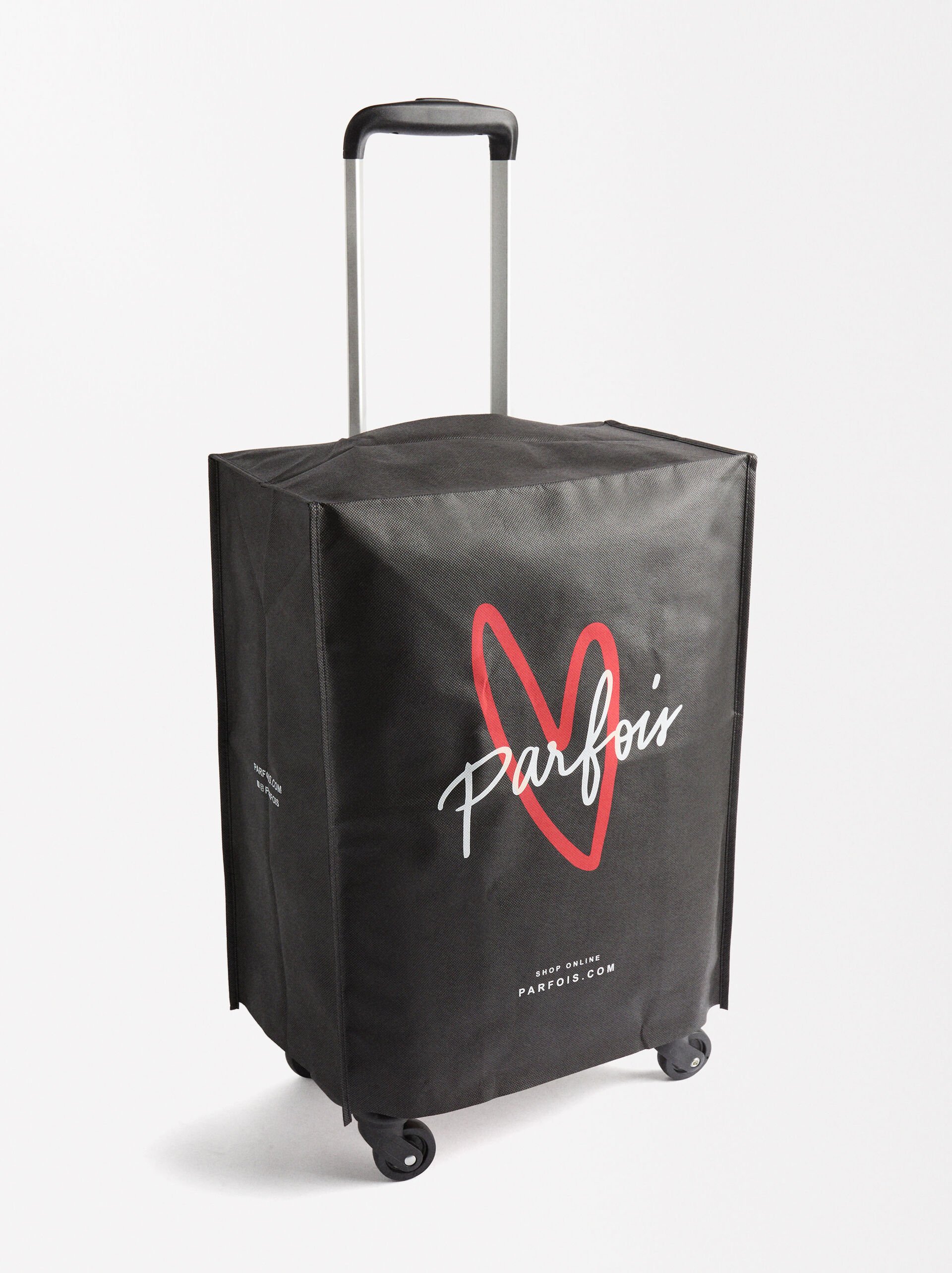 Printed nylon travel trolley image number 7.0