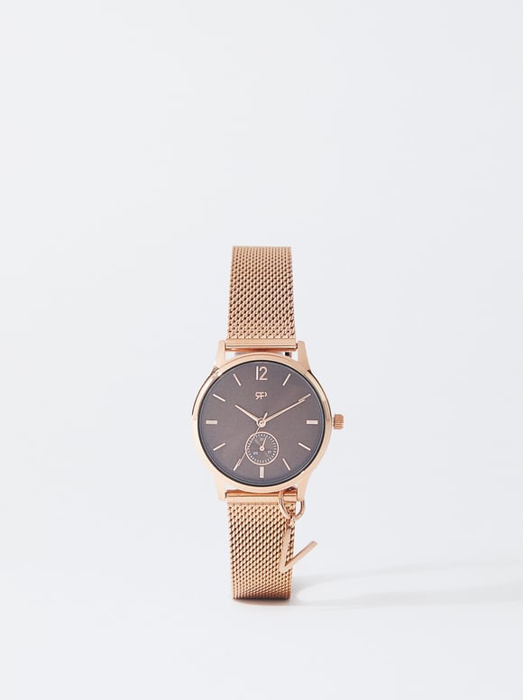  Personalized Watch Stainless Steel , Rose Gold, hi-res