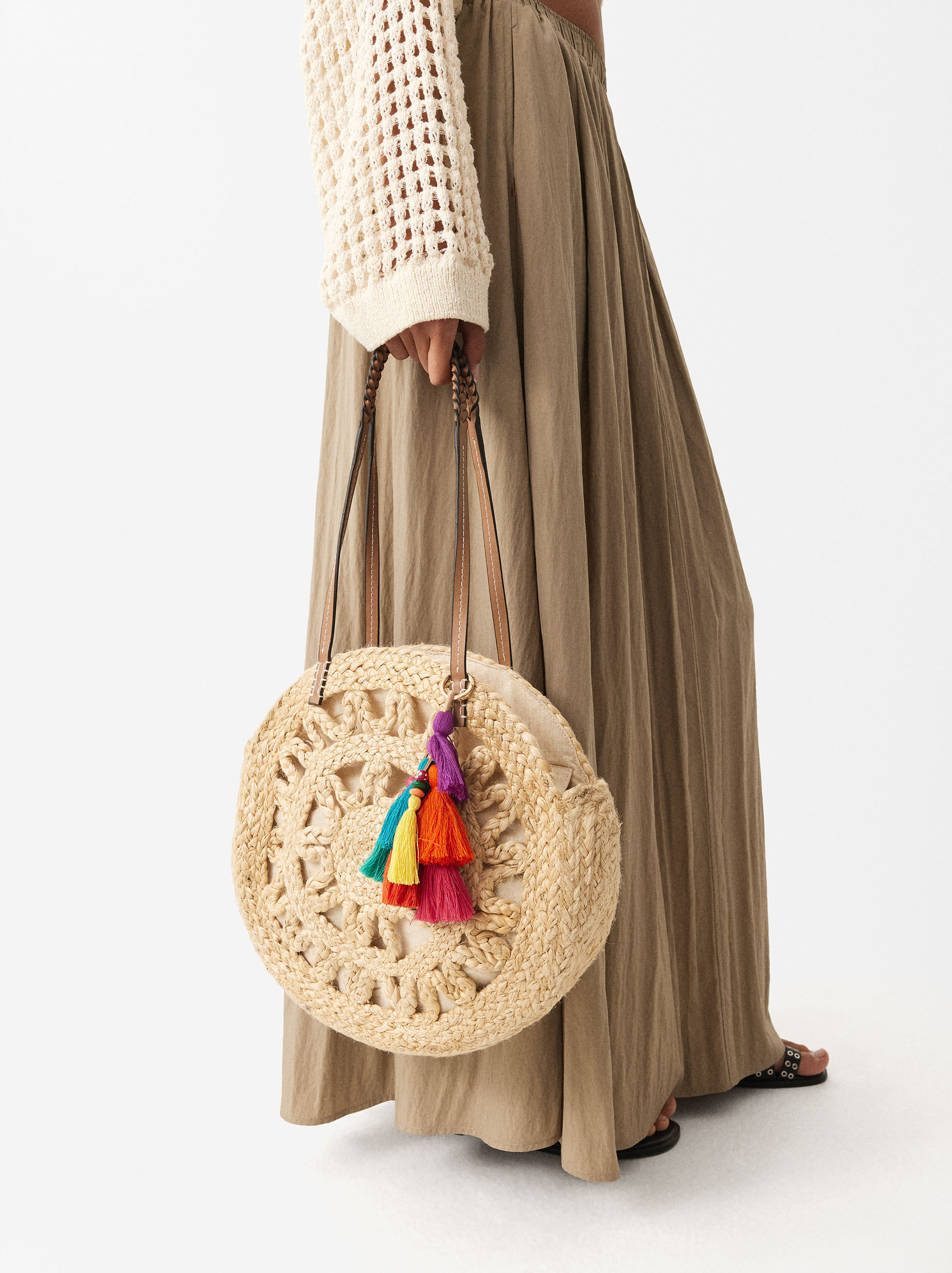 Bolsos de Rafia y Paja de Mujer Parfois Espana
