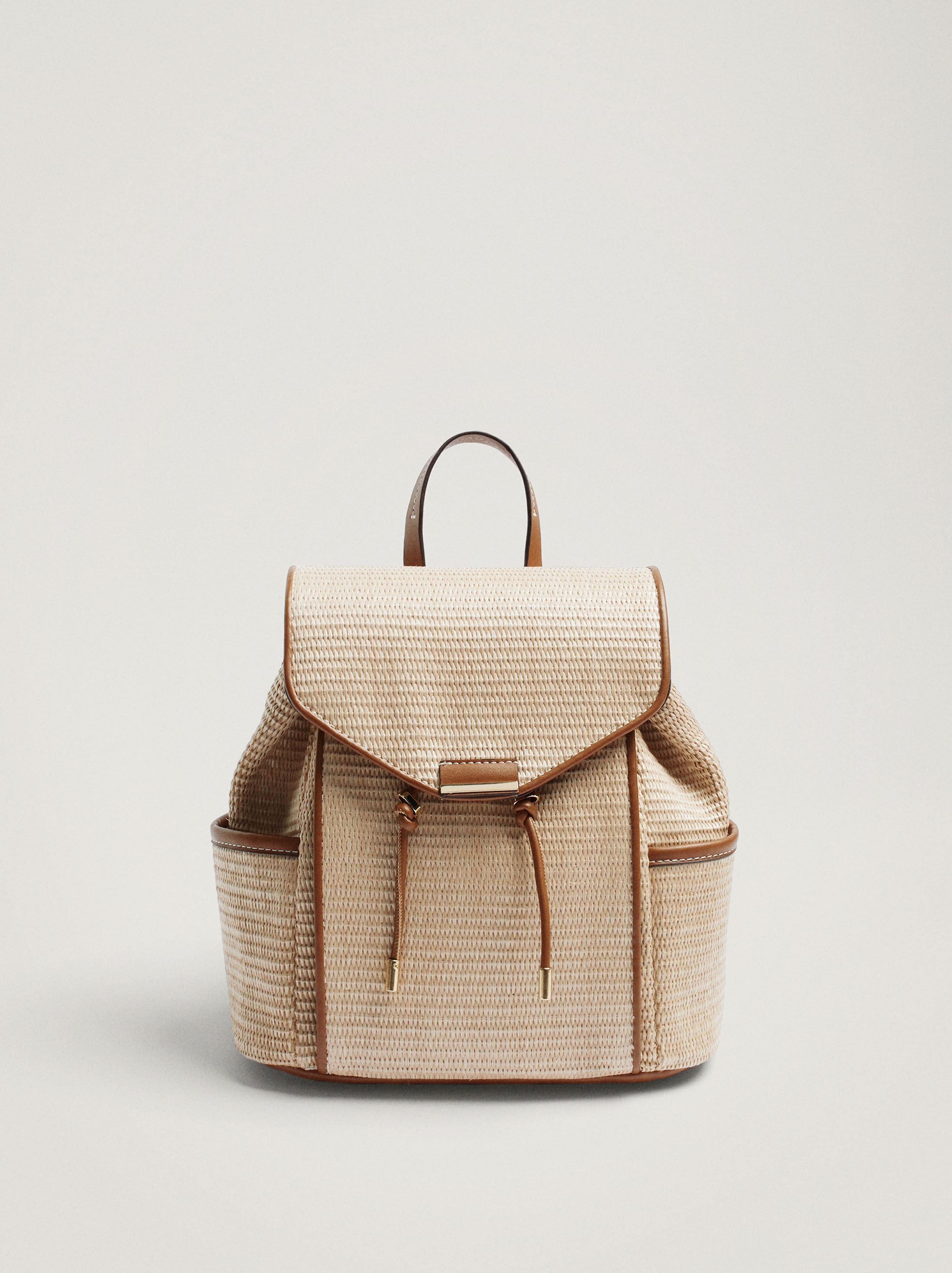 Mochila Trenzada - Camel - Mujer - Mochilas - parfois.com