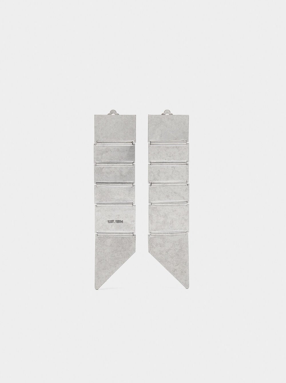 Long rectangle earrings