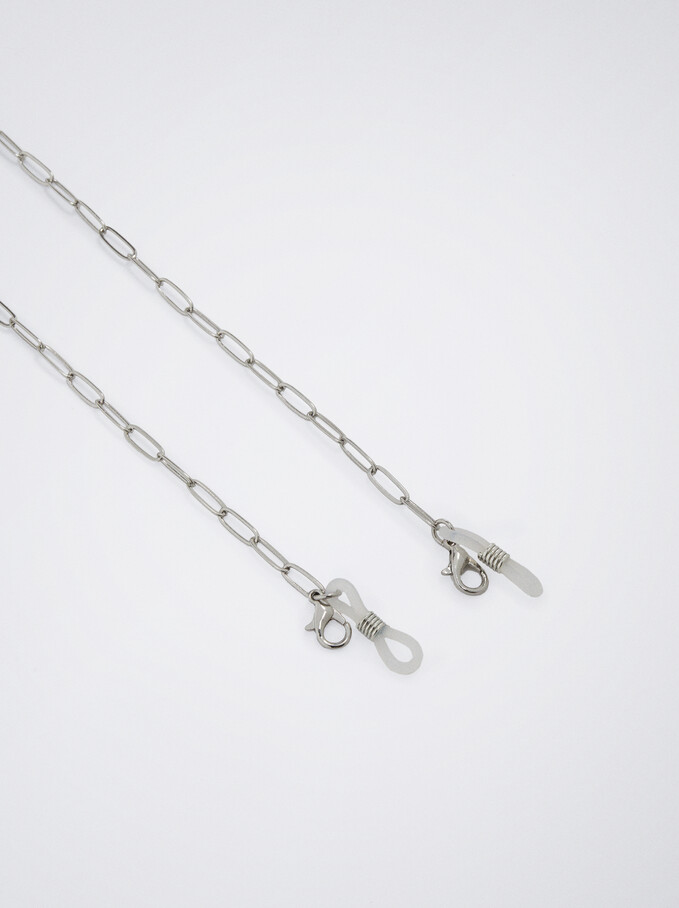 Chain For Sunglasses Or Mask, Silver, hi-res