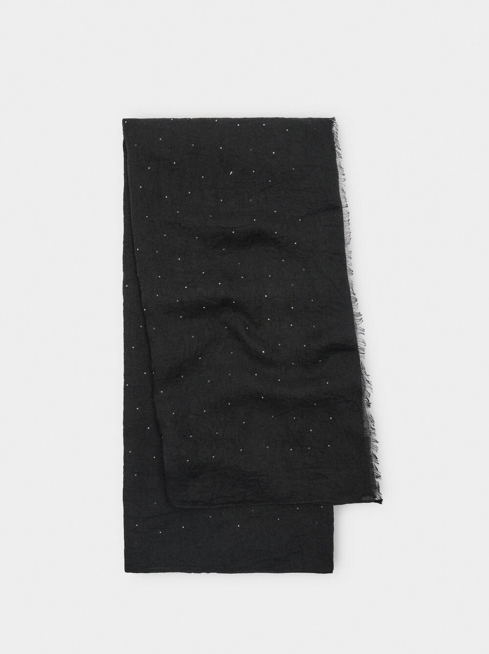 Ceremonial scarf with rhinestones