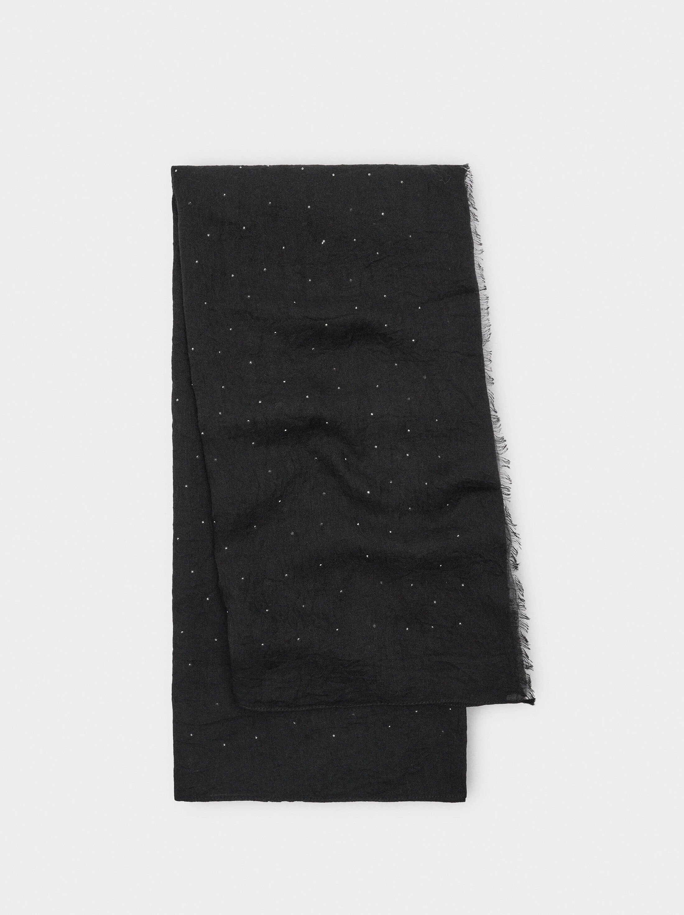 Ceremonial scarf with rhinestones image number 0.0