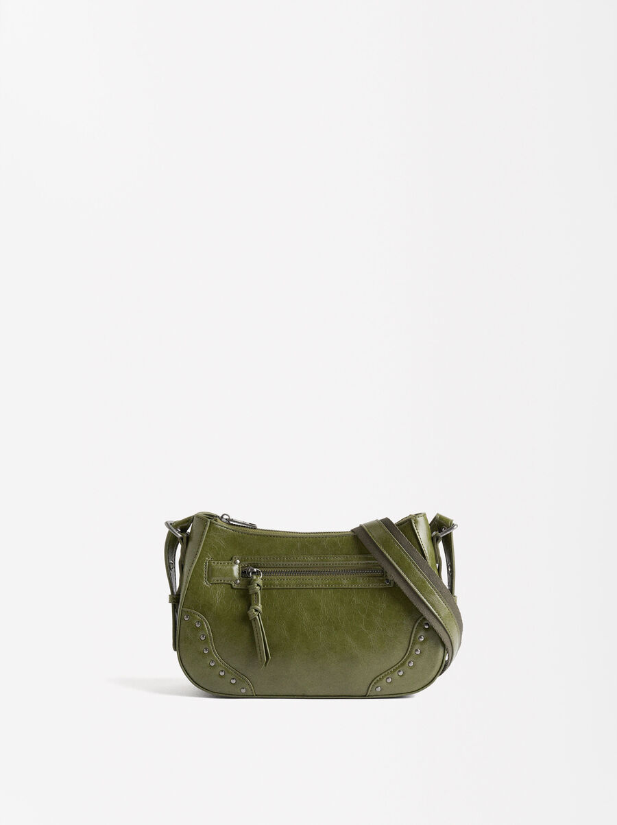 Crossbody bag with studs