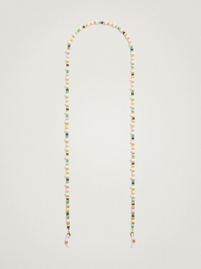 Multicoloured Chain For Sunglasses Or Mask, Multicolor, hi-res