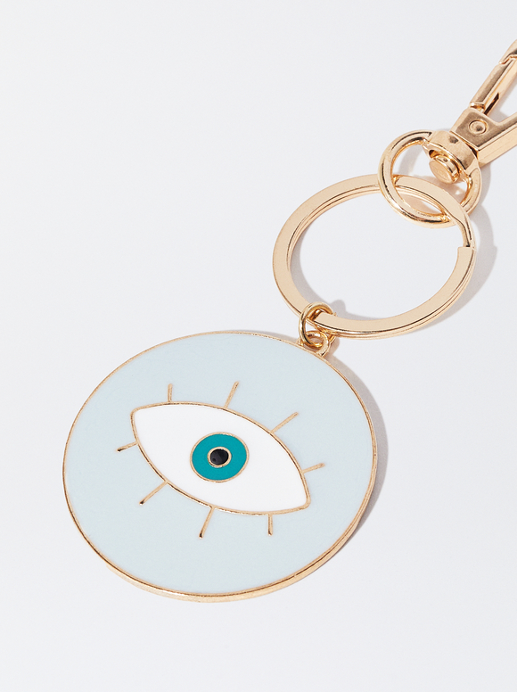 Eye Key Chain, Multicolor, hi-res