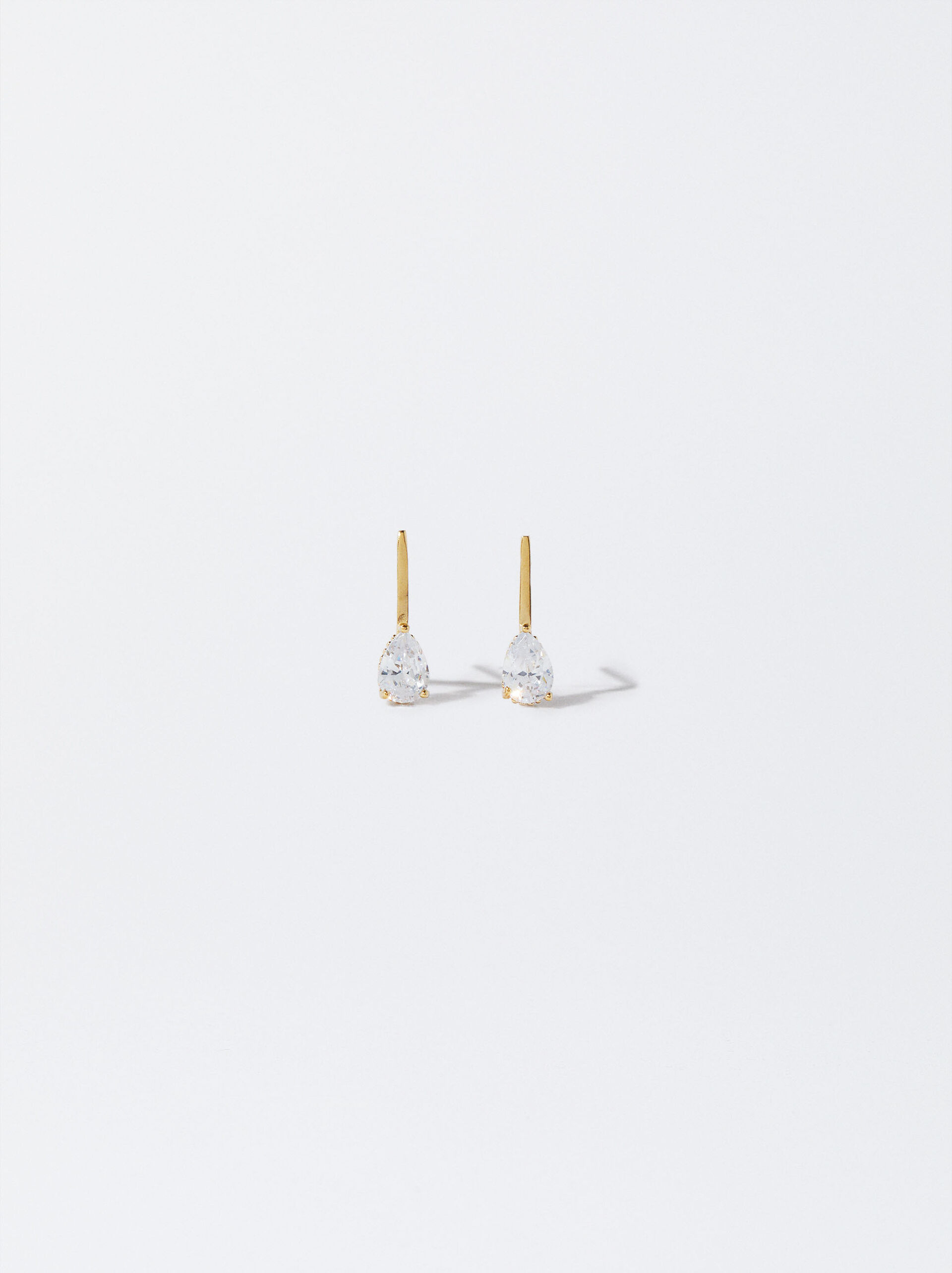 Stainless Steel Earrings With Crystals image number 0.0