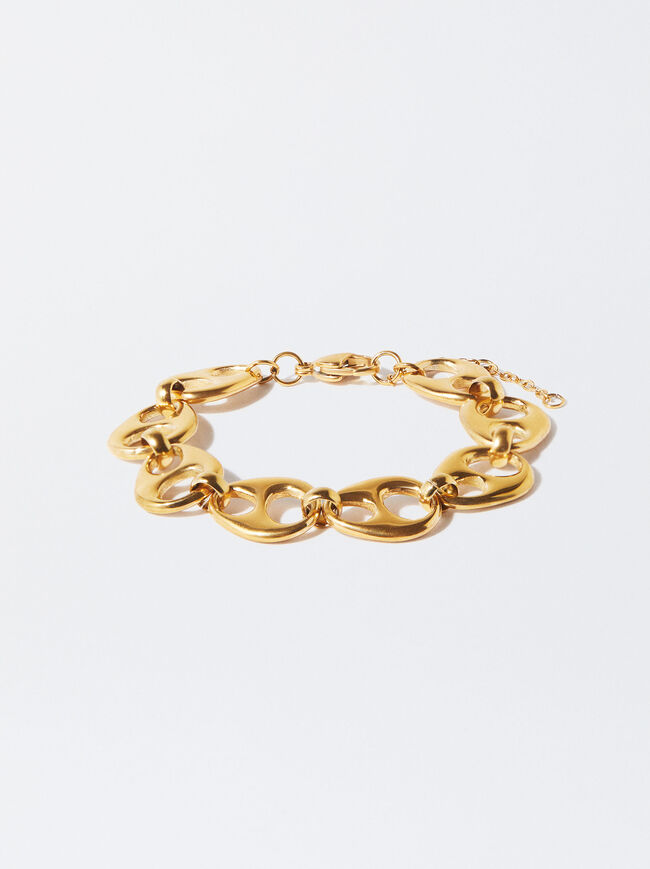 Stainless Steel Golden Bracelet image number 0.0