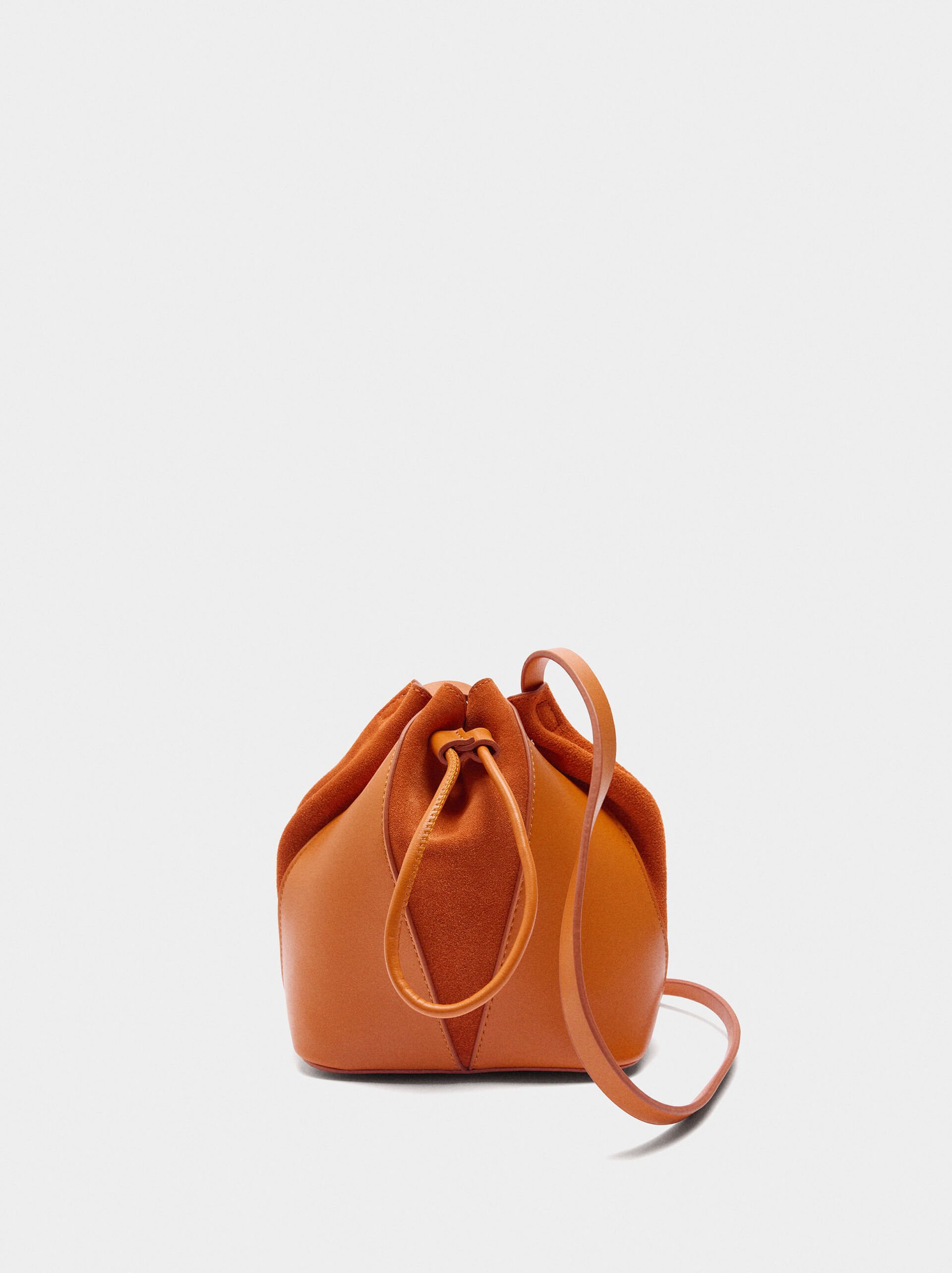 Bucket bag with leather S image number 0.0