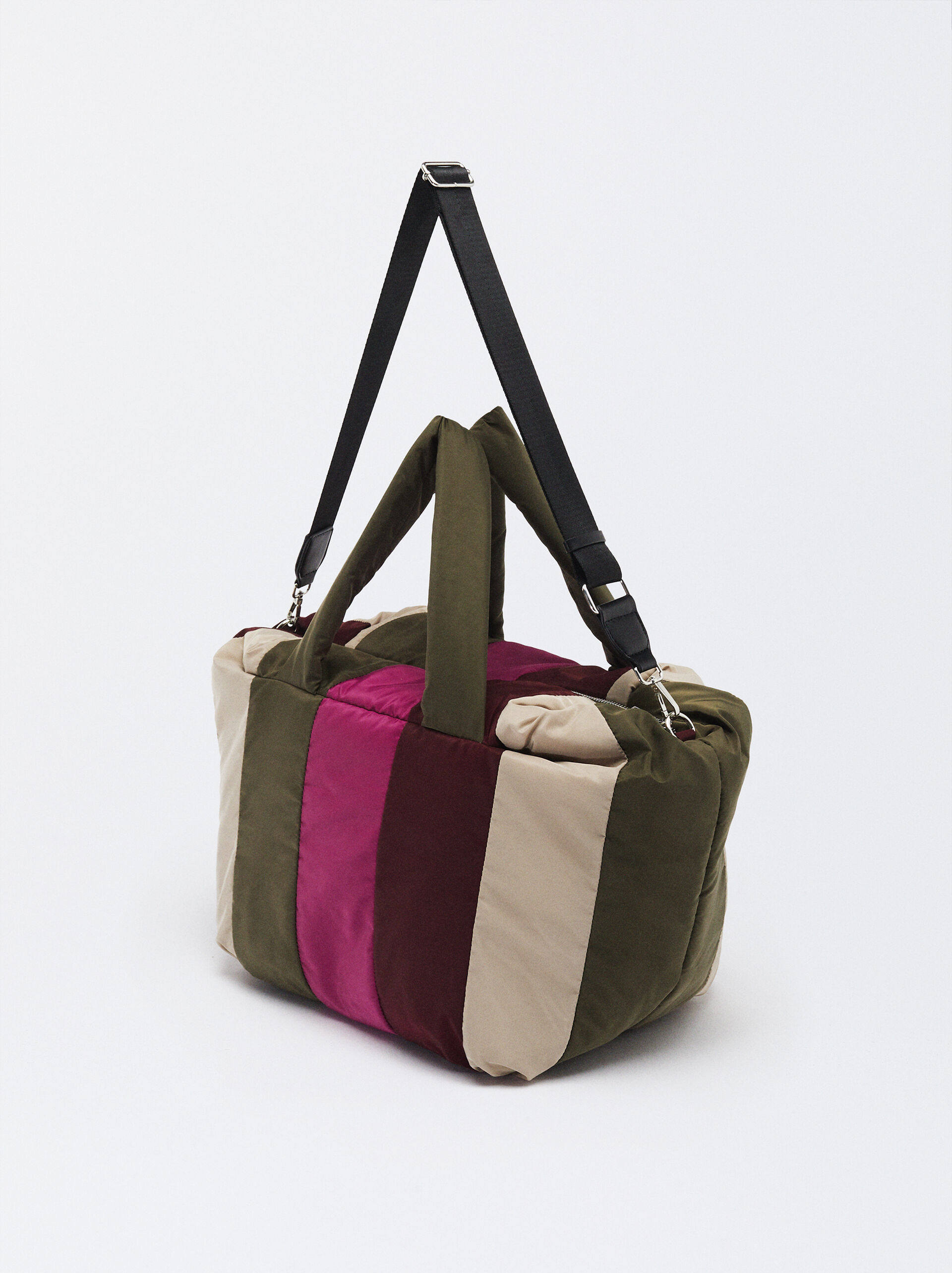 Borsa Tote A Righe L image number 4.0