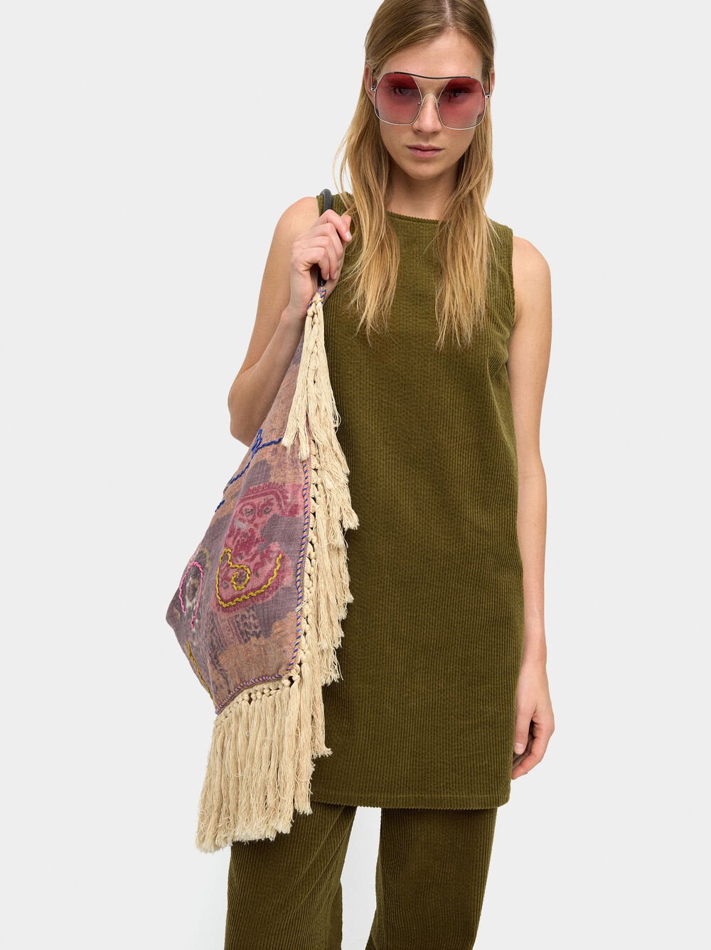100% cotton corduroy dress