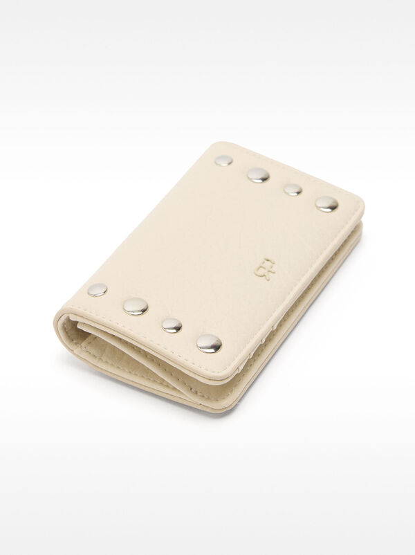 Card holder with studs