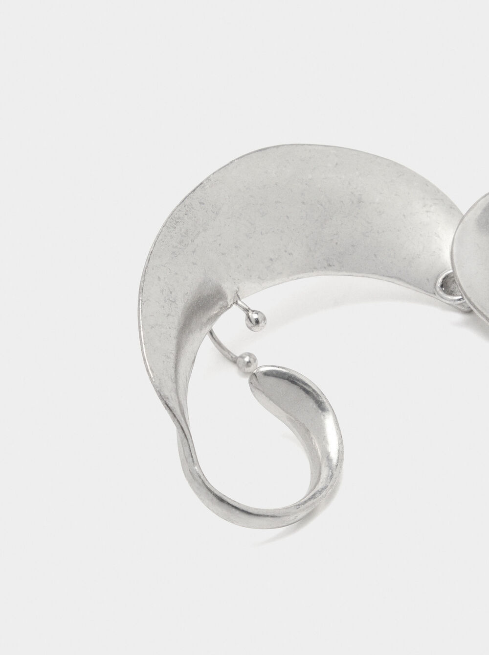 Boucle d'oreille ear jacket avec des ronds