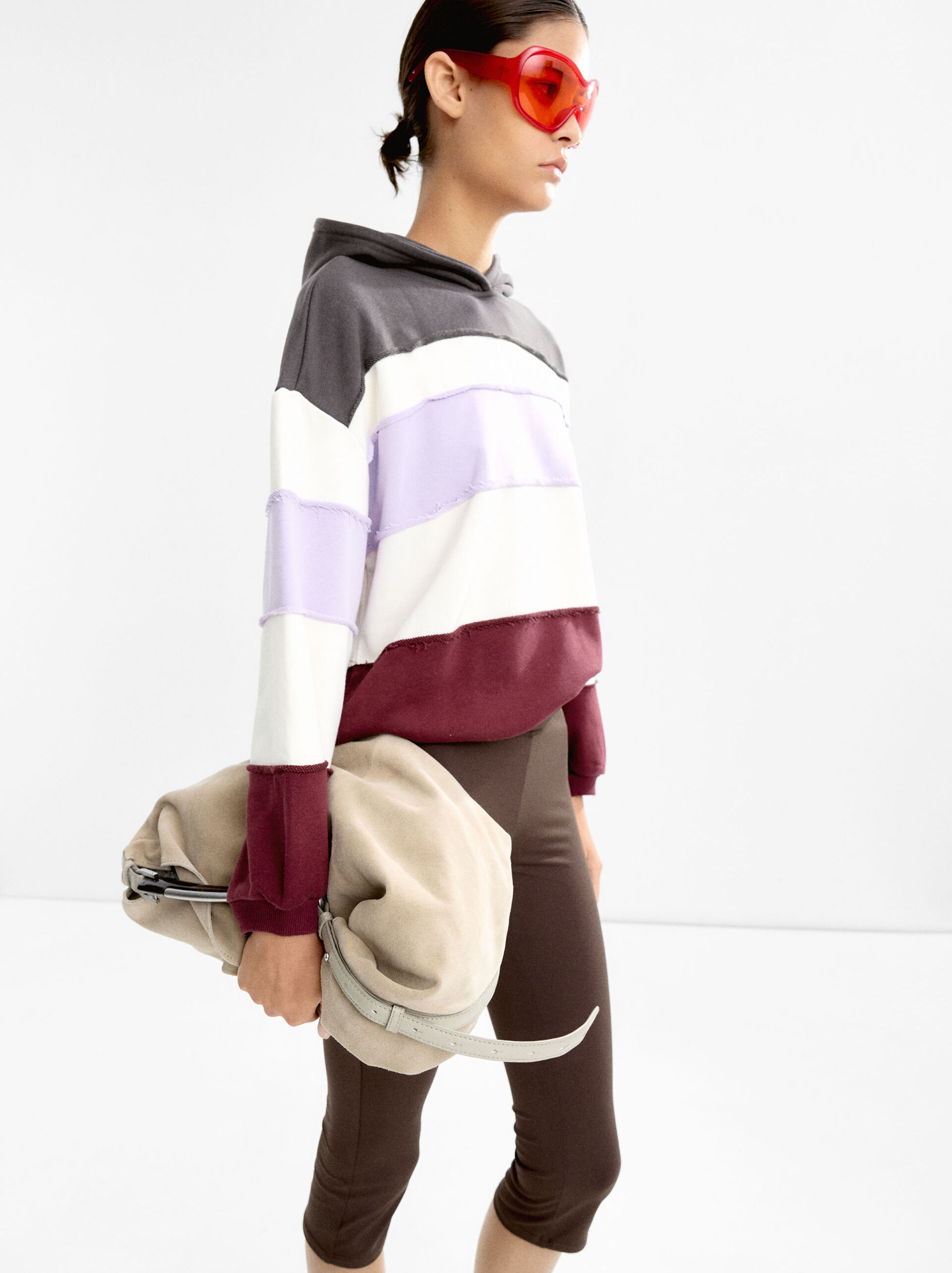 Striped cotton sweatshirt image number 1.0